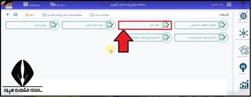 مراحل خروجی دفتر آمار مدارس سیدا